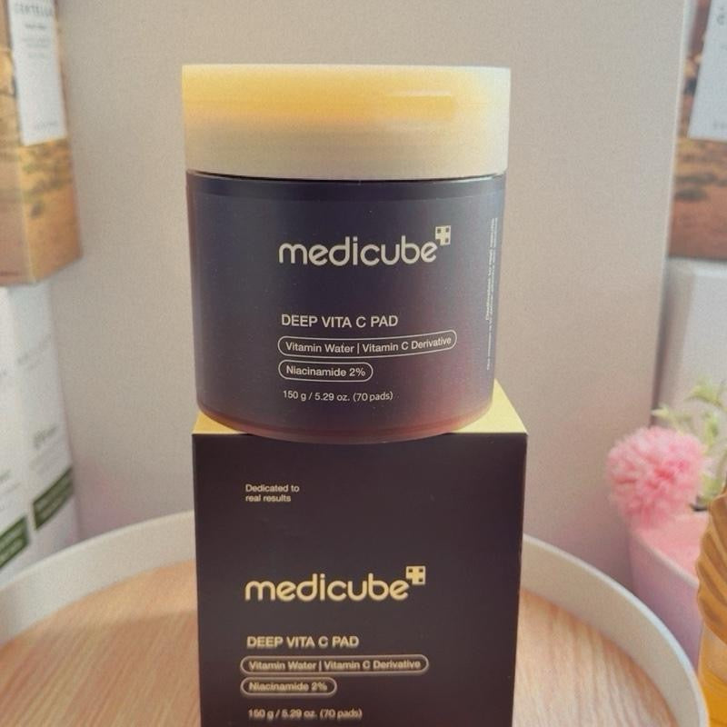 Medicube Deep Vita C Toner pads with niacinamide for Skin Care