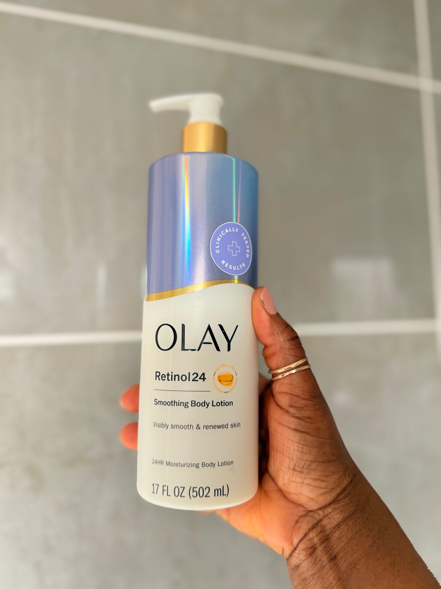 Olay retinol body lotion