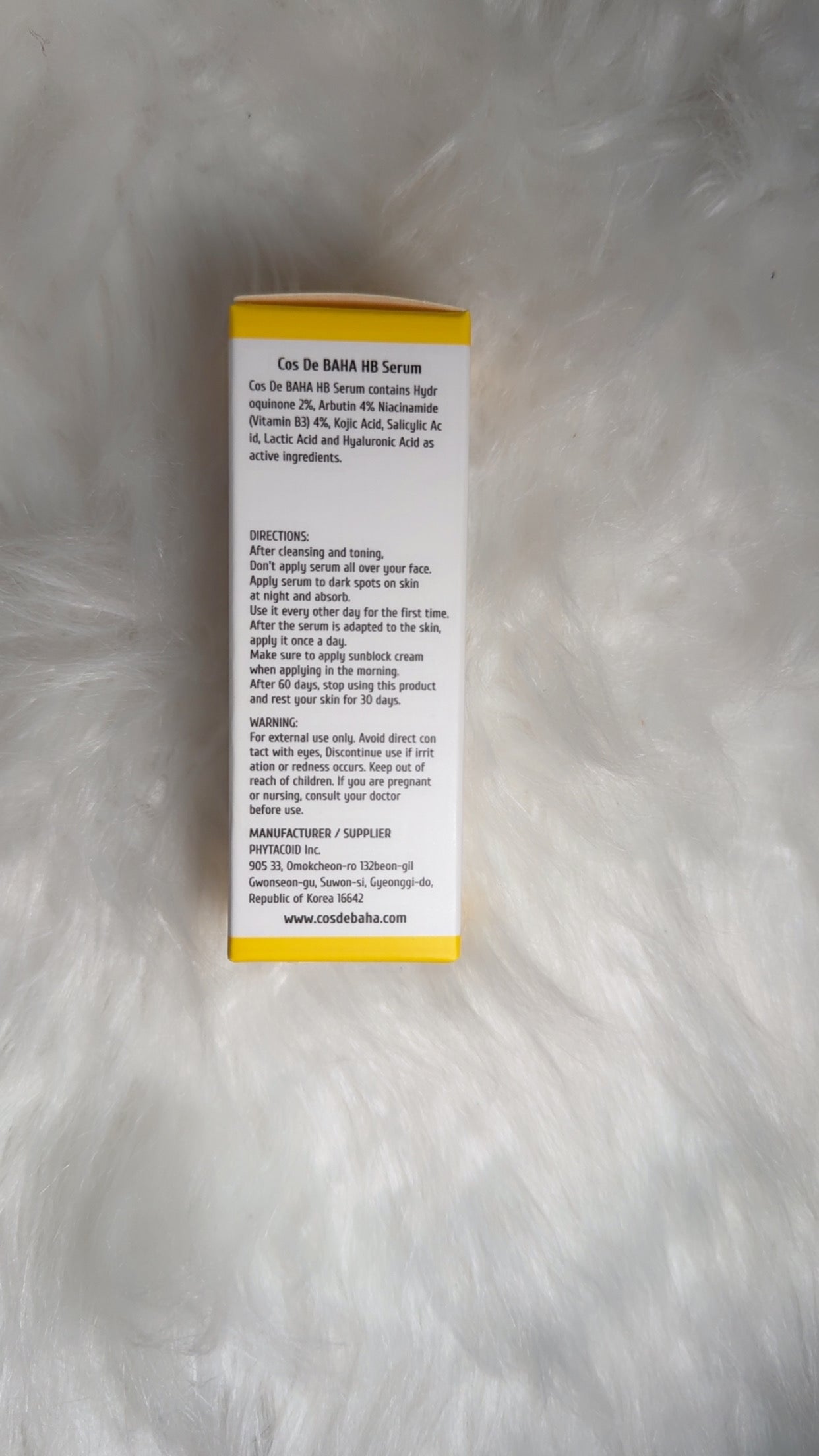 Cos De BAHA - Hydroquinone Brightening Serum (HB) - 30ml