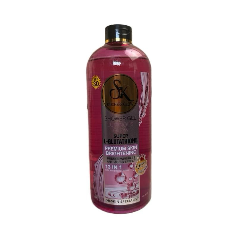 SK Duchess Glow Shower gel Luminous Glow Super L glutathione Premium Skin brightening 13 in 1 Shower gel 1000ml with spf 30 Body Care