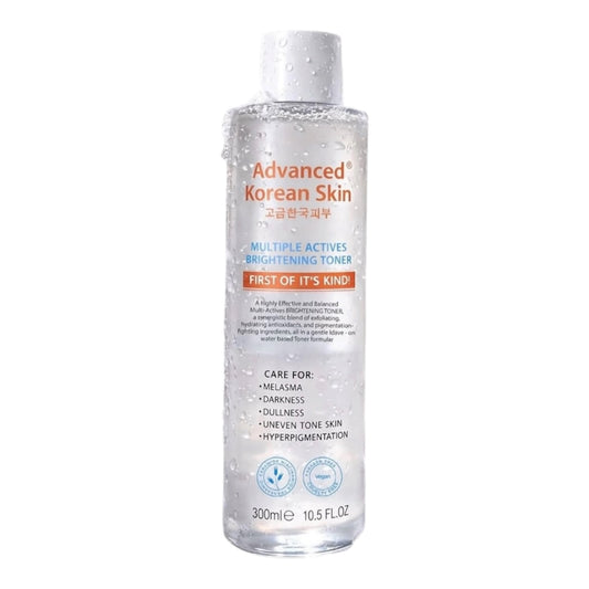 Advanced Korean Skin face brightening toner multi actives brightening toner and milky white toner 300mls