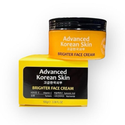 Advanced Korean Skin Active Fair Cream & Brighter Face Cream - Vegan Formula for Brighter Skin - 100g Each Moisturizers Skin Repair Daily Moisturizing Repairing