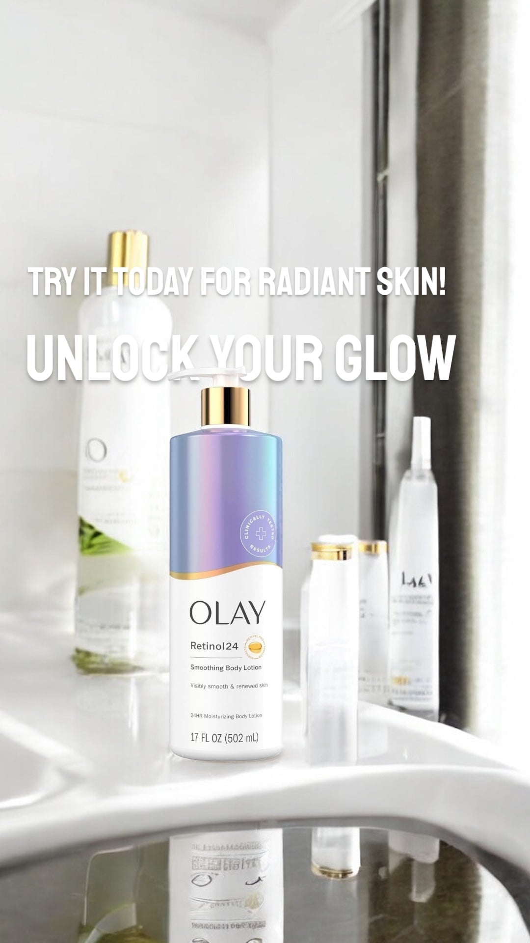 Olay retinol body lotion