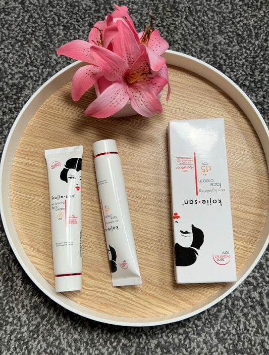 Kojie San skin lightening face cream with spf 15