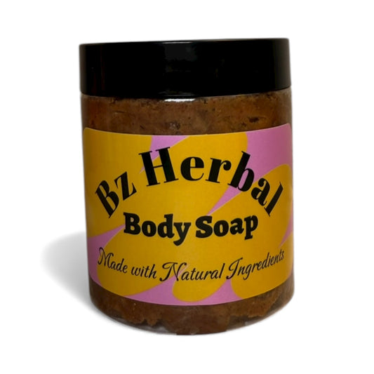 Barezen Natural Herbal body soap for gentle skin exfoliation, brighter, smoother skin