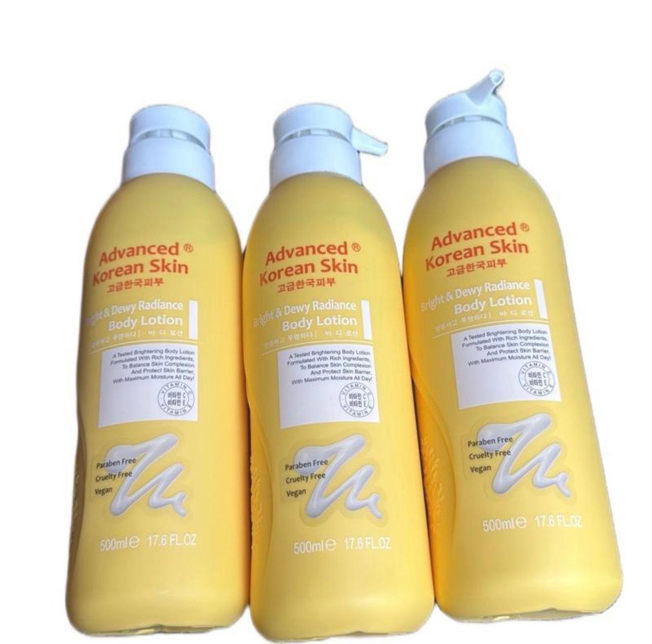 Advanced Korean Skin glow body brightening and exfoliating lotion