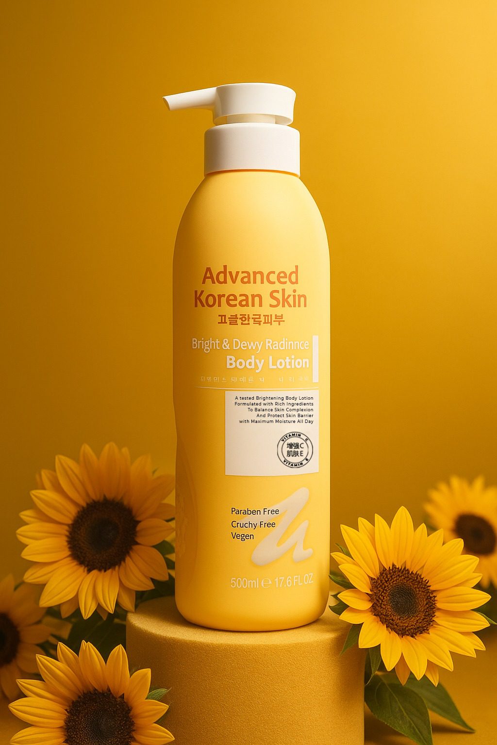 Advanced Korean Skin glow body brightening and exfoliating lotion