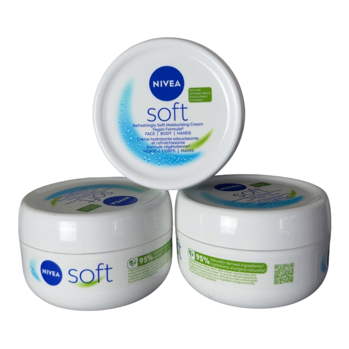 Nivea Soft Moisturising Cream for Skin Hydration face & Body Care 200ml