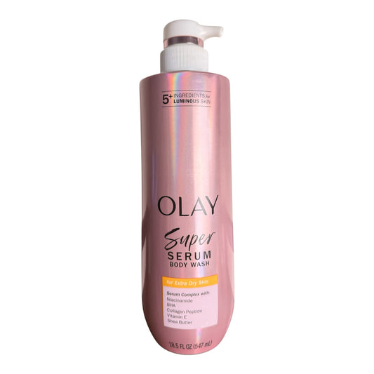 Olay Super Serum Body Wash For Extra Dry Skin Brand New 547ml