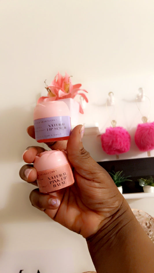 Pink lips set