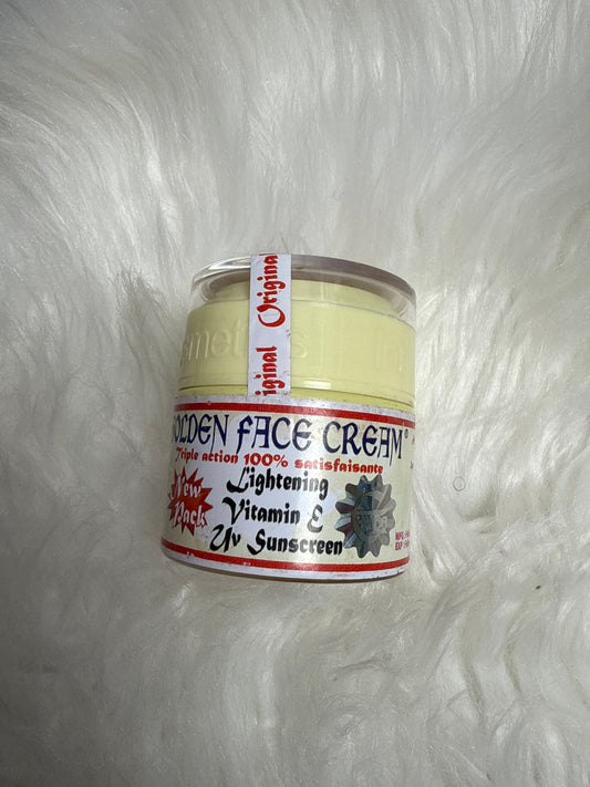 Golden face lightening cream
