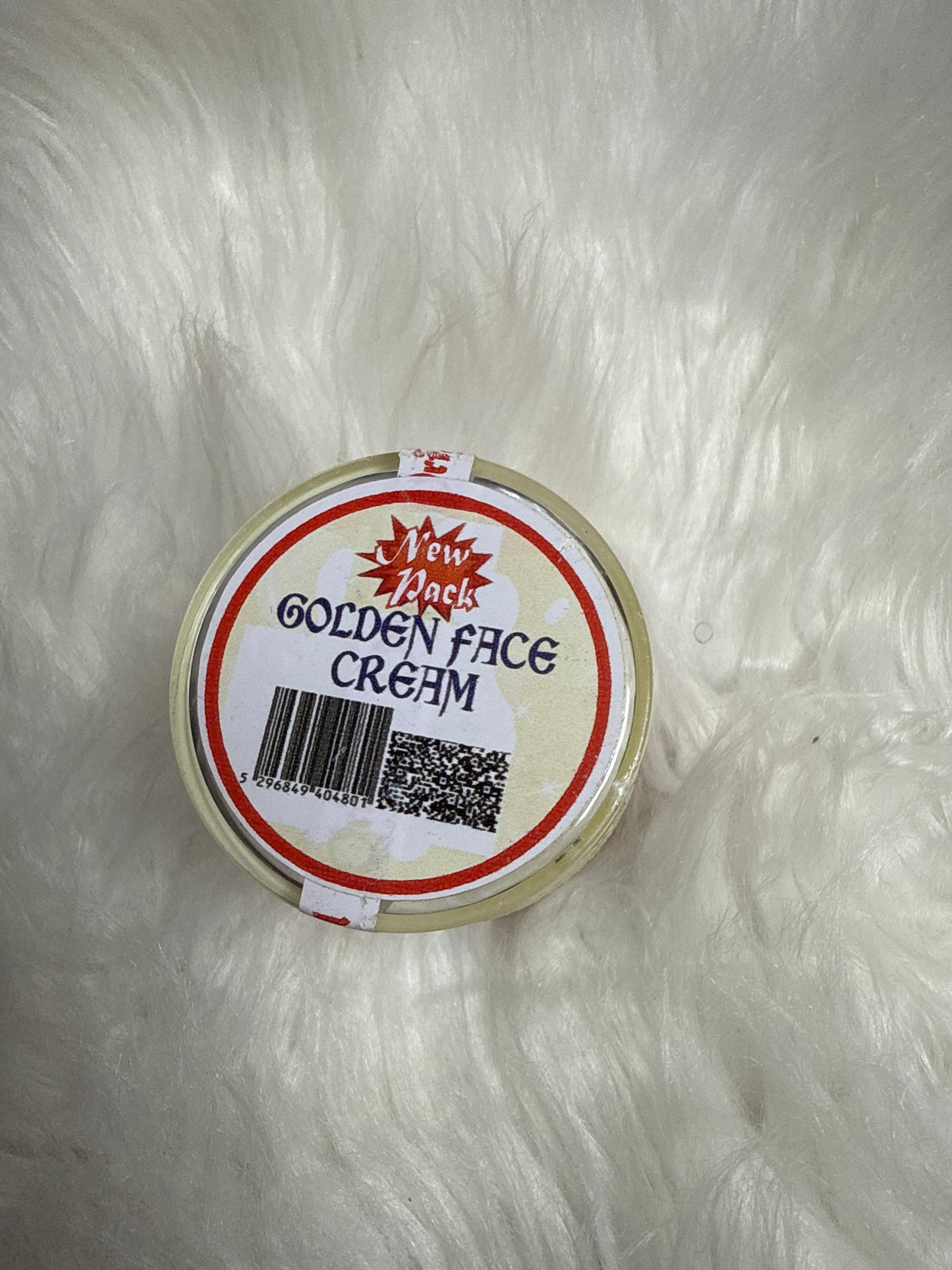 Golden face lightening cream