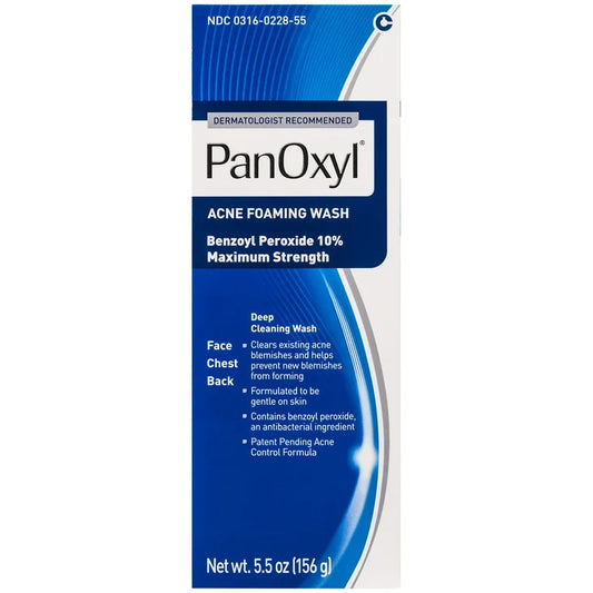Panoxyl 10% acne wash Original