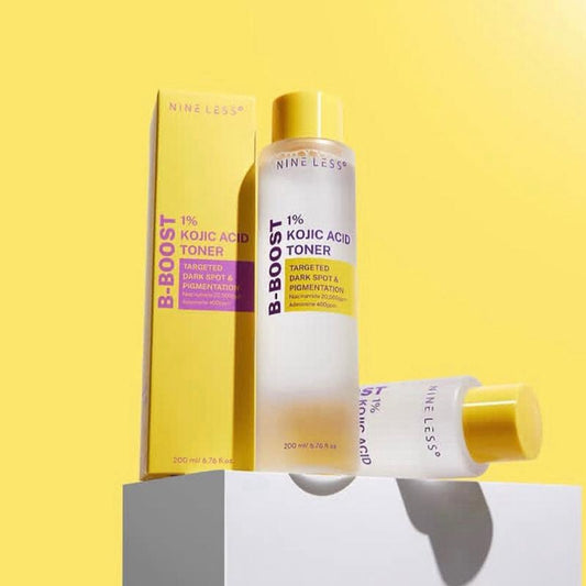 Nineless B-Boost 1% Kojic Acid Toner - Targeted Dark Spot hyperpigmentation& Blemish Solution 200ml Skin Care Product  Skin Repair