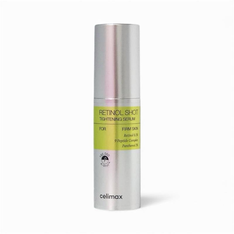 CELIMAX Retinol Shot set original Tightening Serum and cream combo - for firm skin, wrinkles and fine lines double care