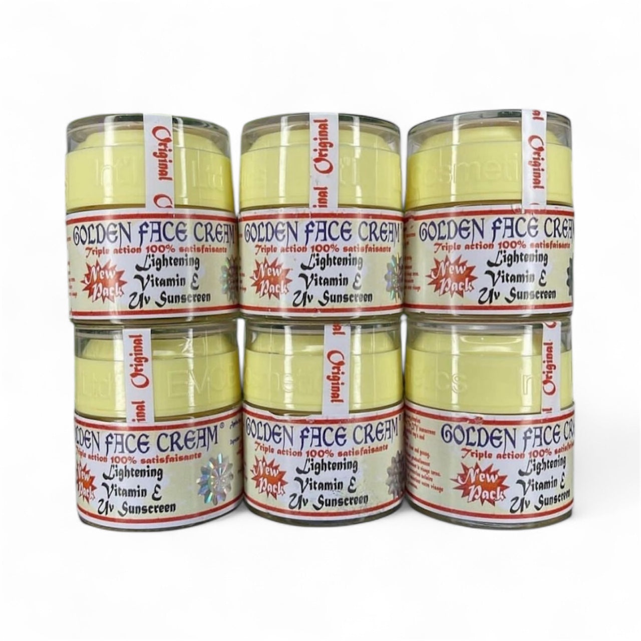 Golden face lightening cream