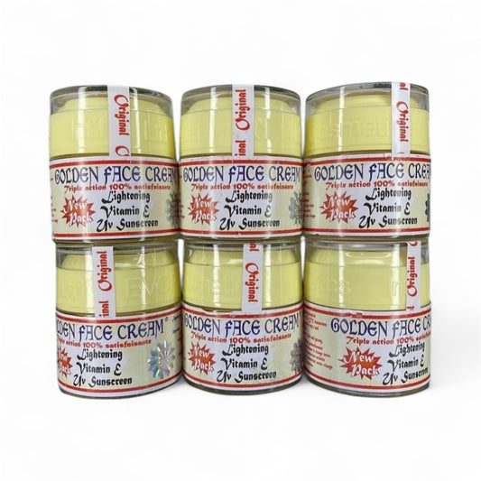 Golden face lightening cream