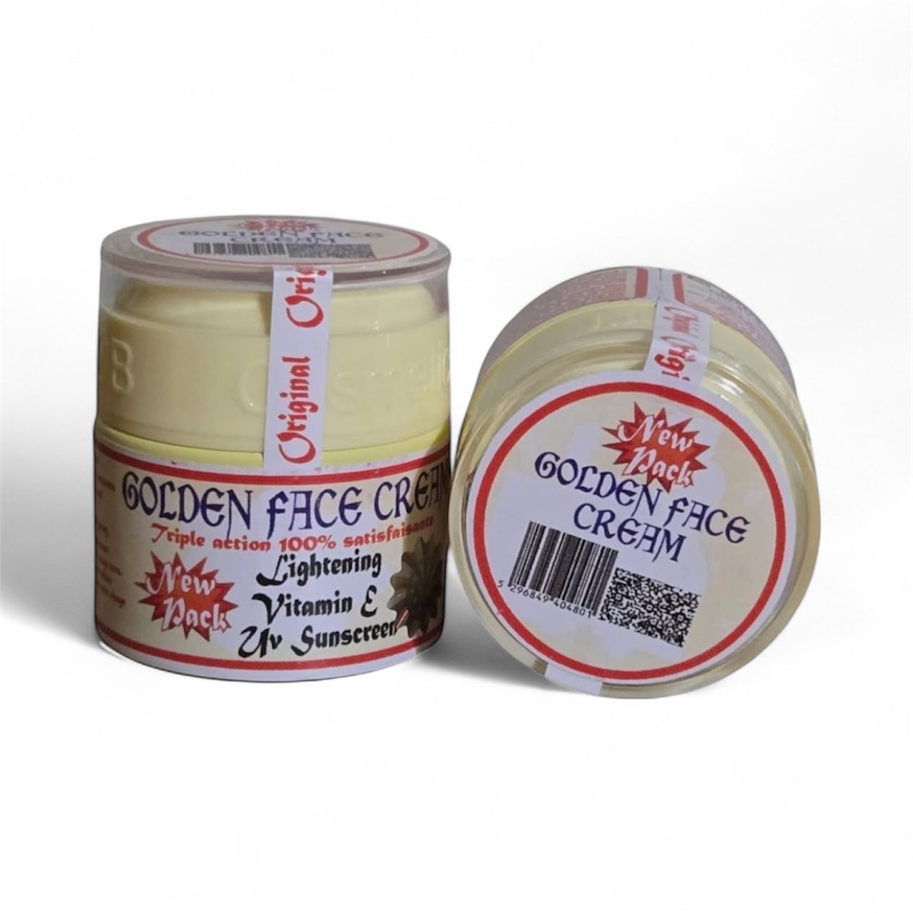 Golden face lightening cream