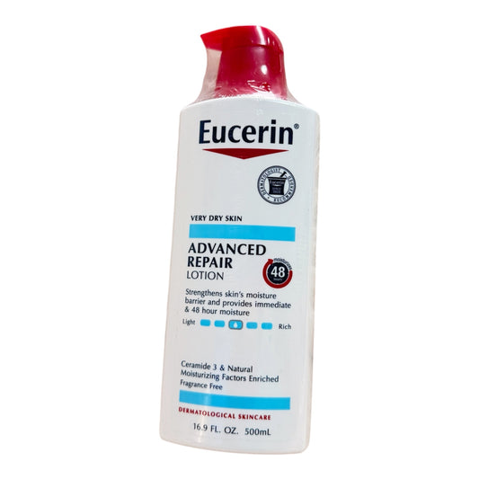 Eucerin Advanced Repair Lotion For Very Dry Flaky Skin original 500ml